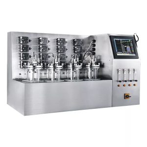 multiple parallelle glassfermenter-bioreaktorsystem